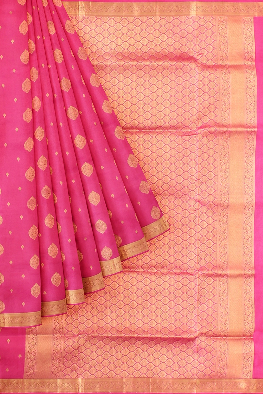 Pink Kanjivaram Silk Saree