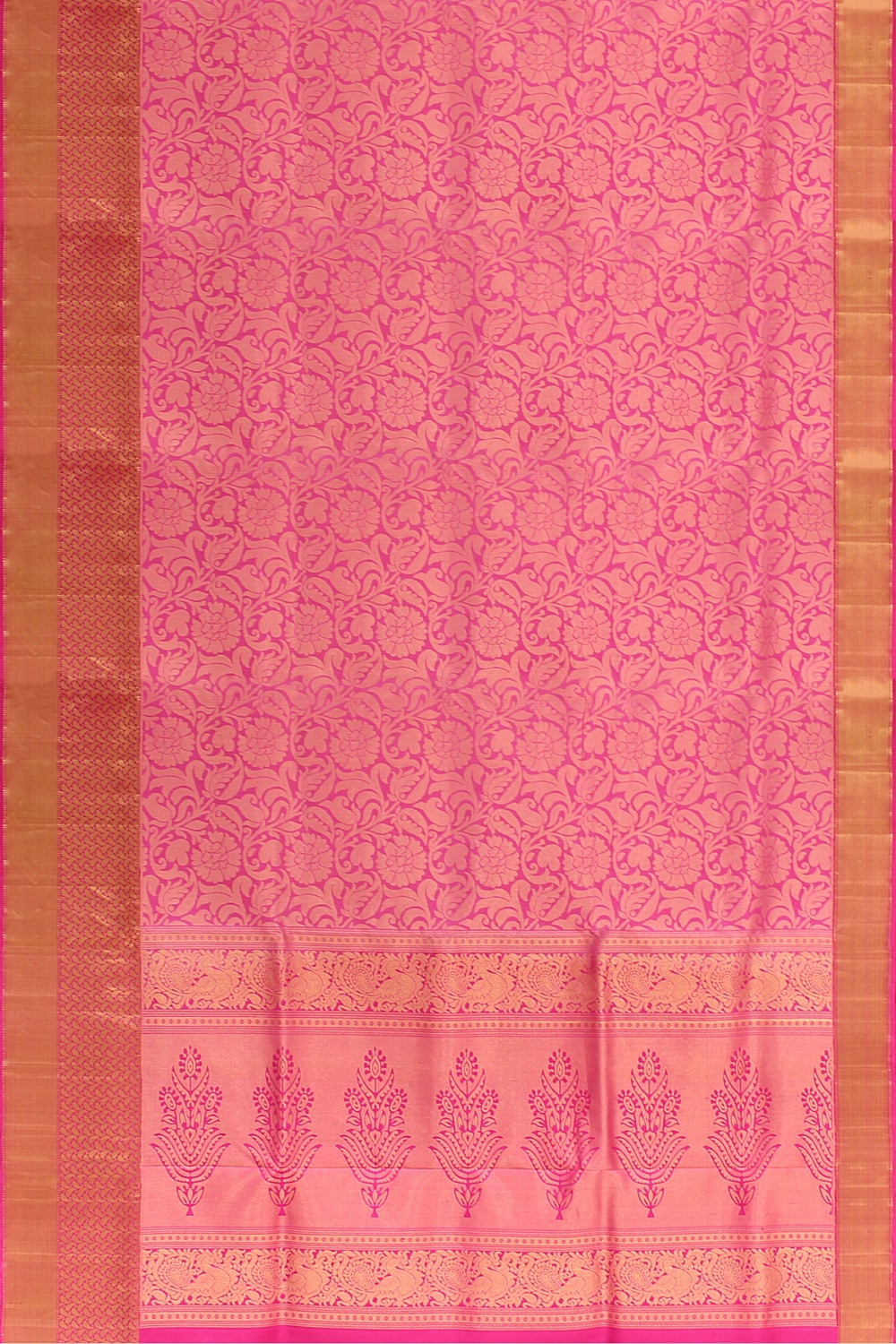 Magenta Kanjivaram Silk Saree