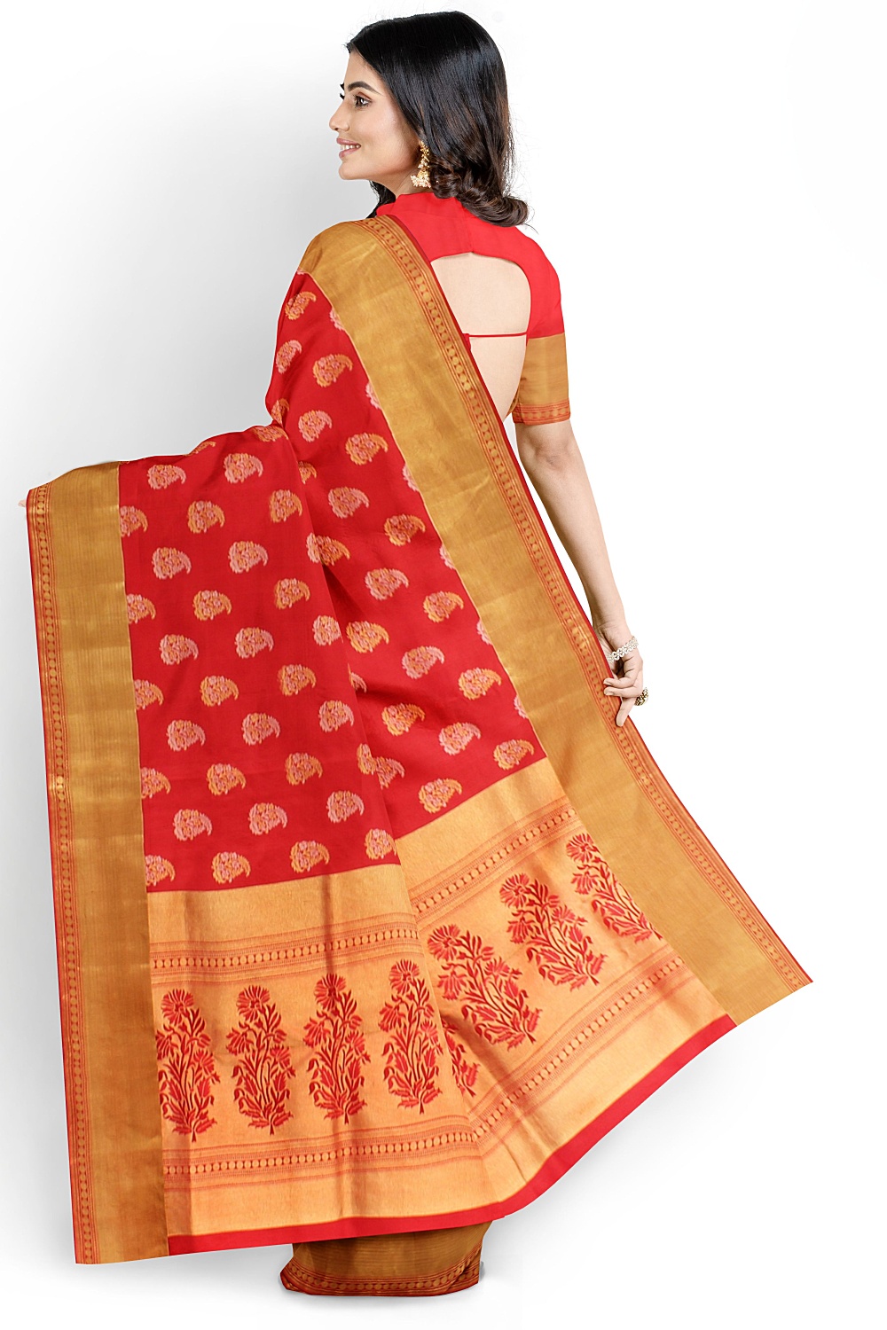 Red Kanjivaram Silk Saree