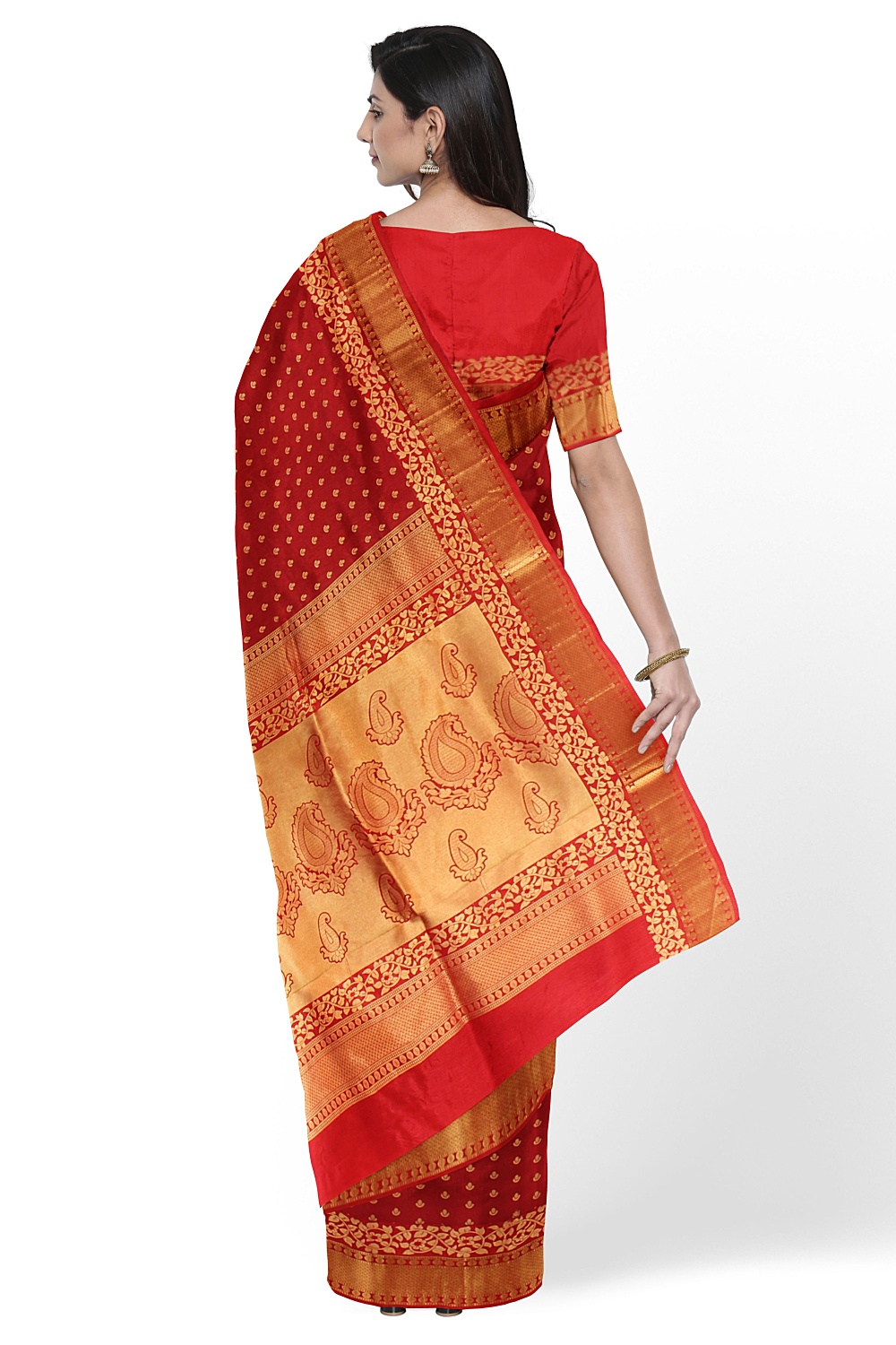 Red Kanjivaram Silk Saree