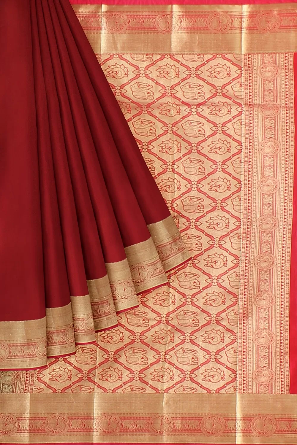 RED KANJIVARAM SILK SAREE