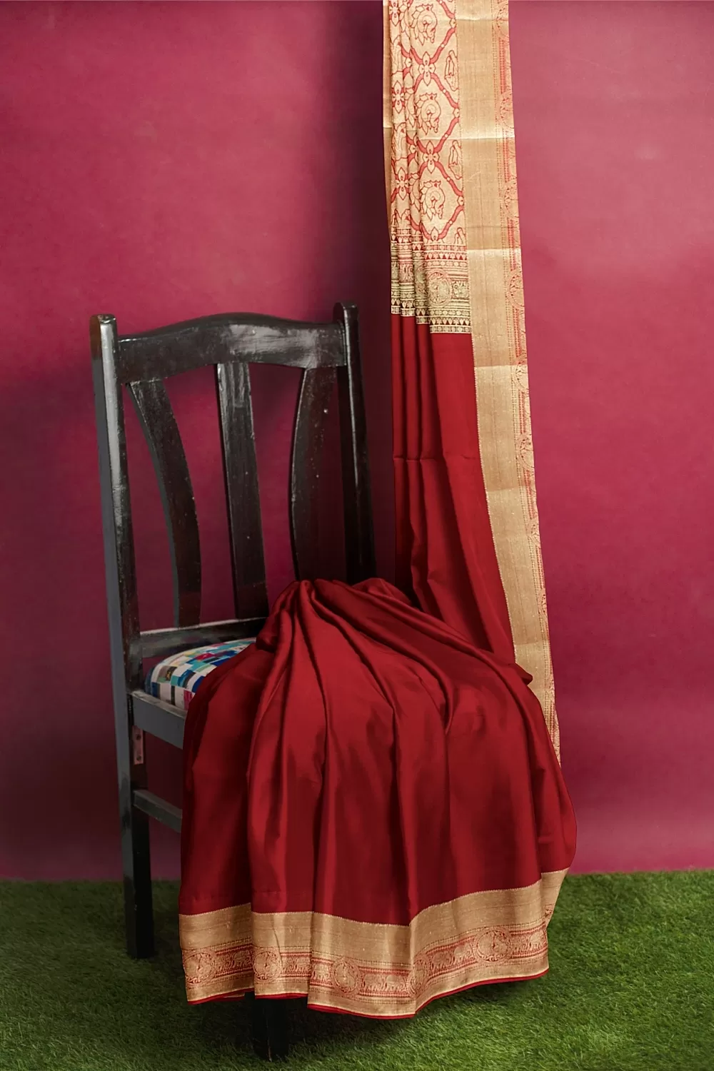 RED KANJIVARAM SILK SAREE