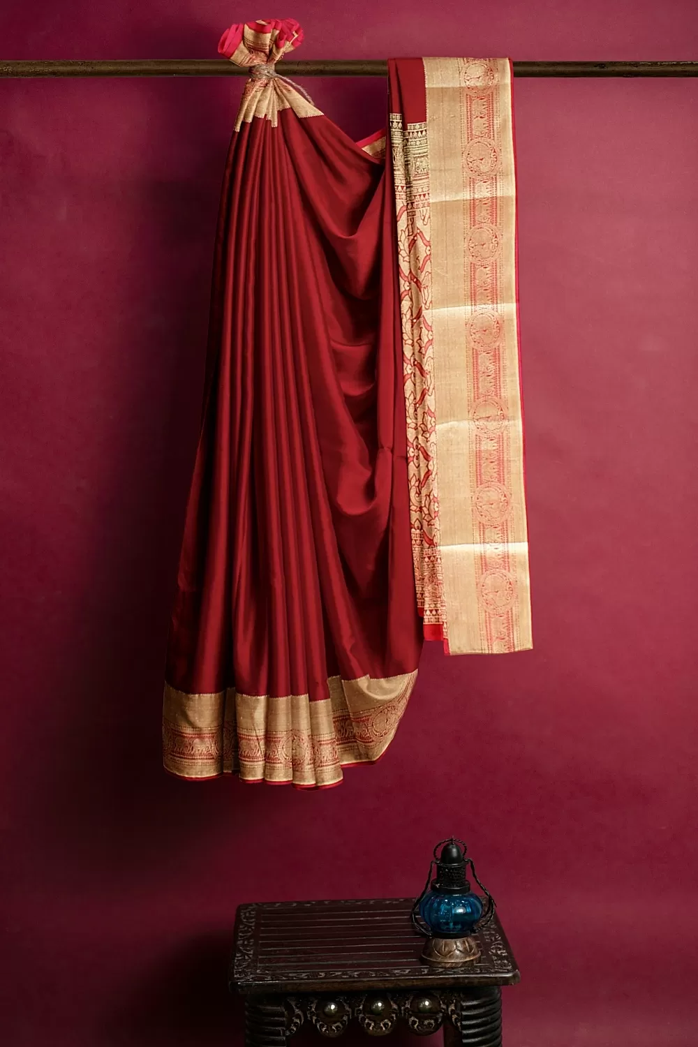 RED KANJIVARAM SILK SAREE