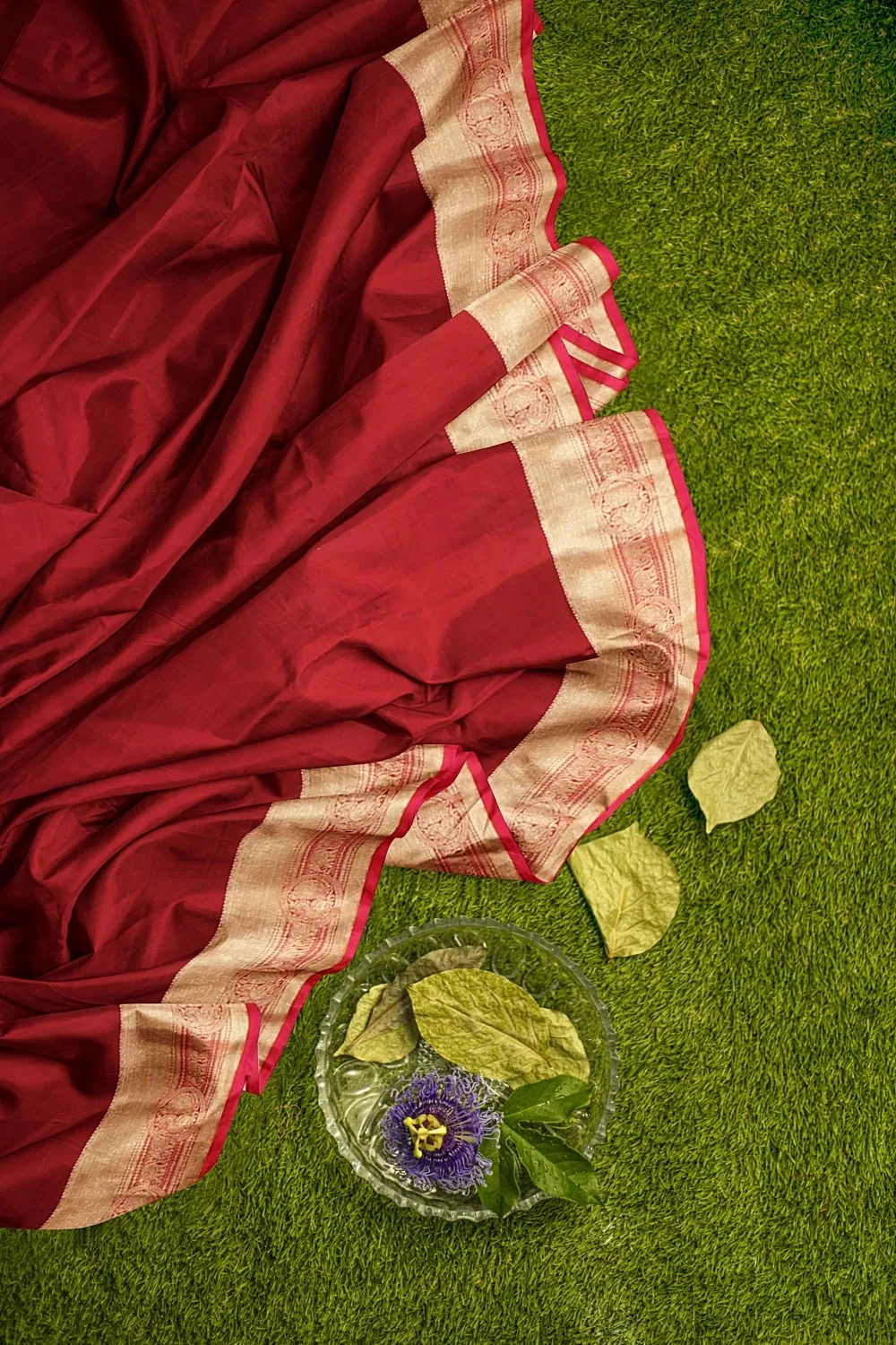 RED KANJIVARAM SILK SAREE