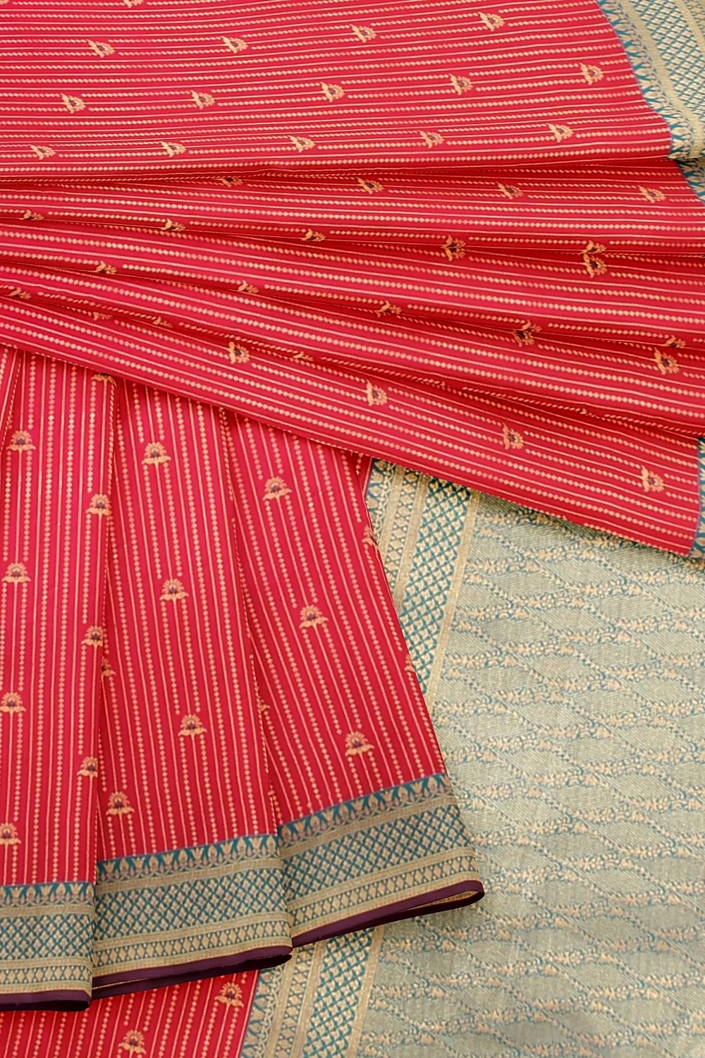 PINK KANJIVARAM SILK SAREE