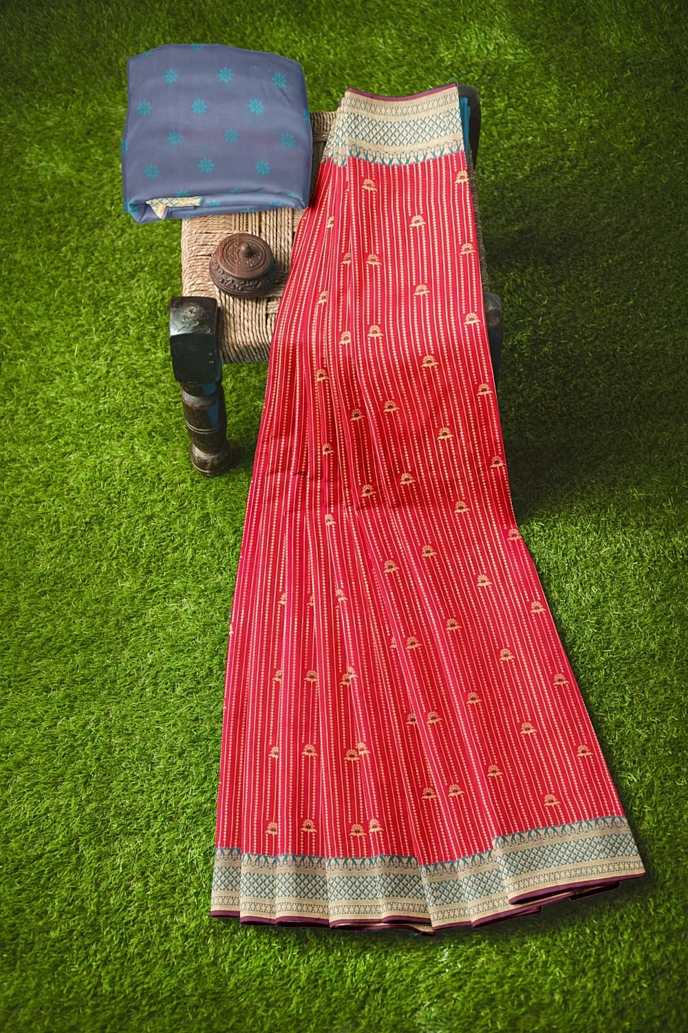 PINK KANJIVARAM SILK SAREE