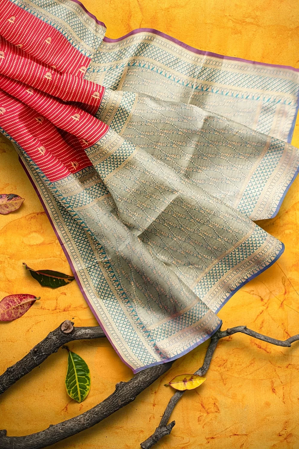 PINK KANJIVARAM SILK SAREE