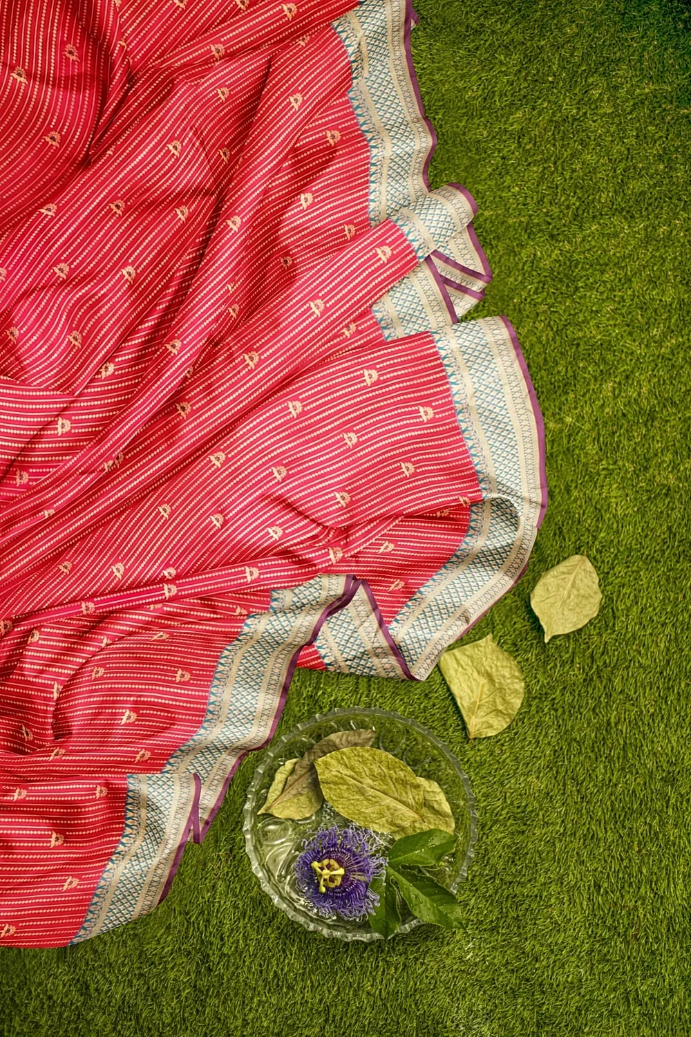 PINK KANJIVARAM SILK SAREE