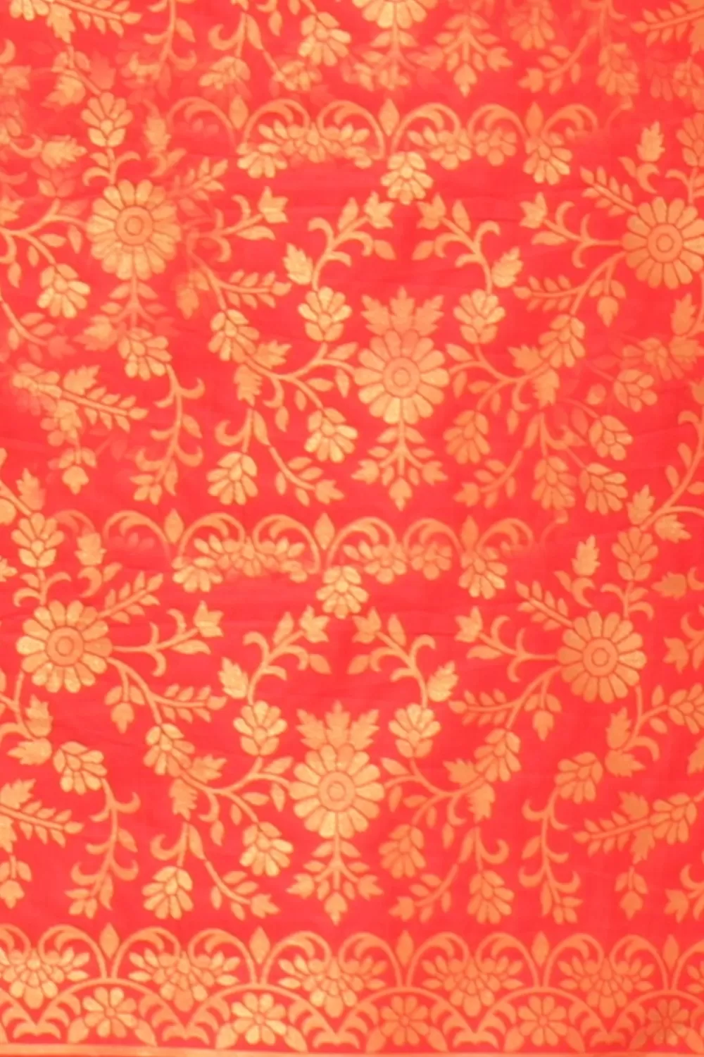 RED BANARSI SILK SAREE