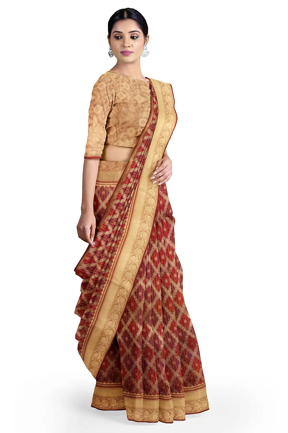 Rad Hadrabadi Silk Saree