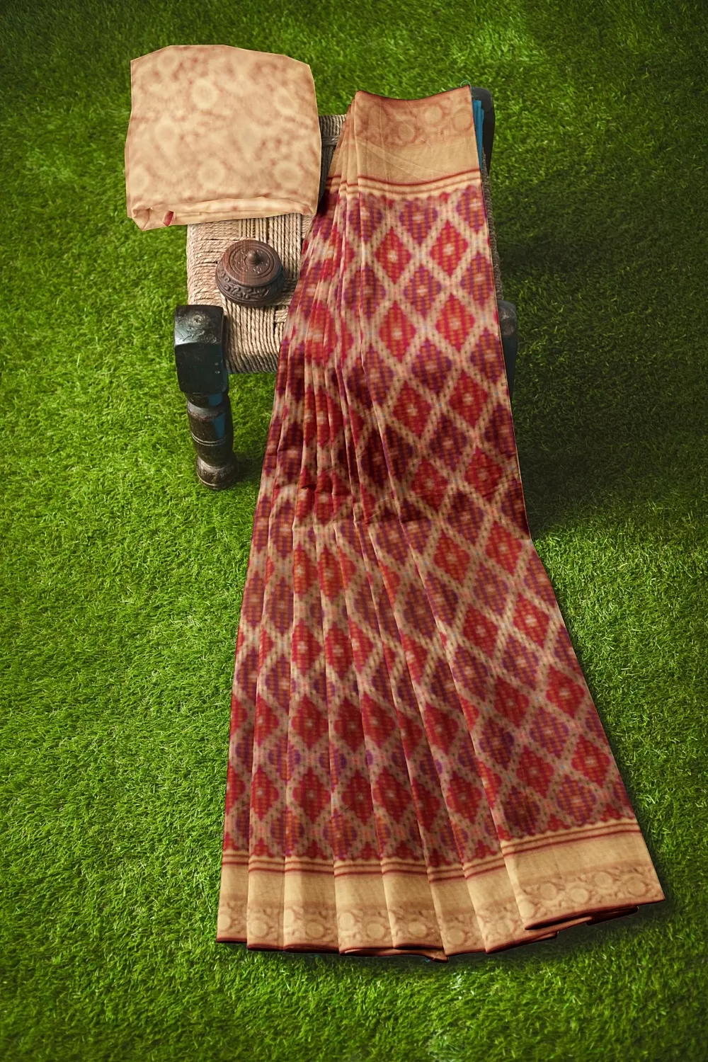 Rad Hadrabadi Silk Saree