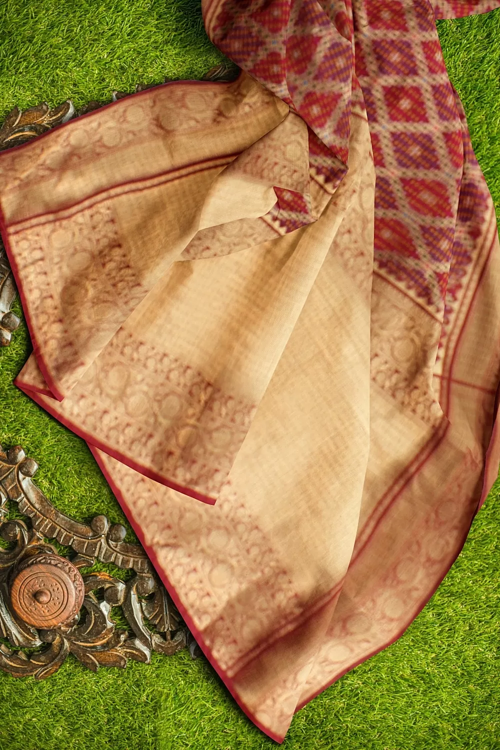 Rad Hadrabadi Silk Saree