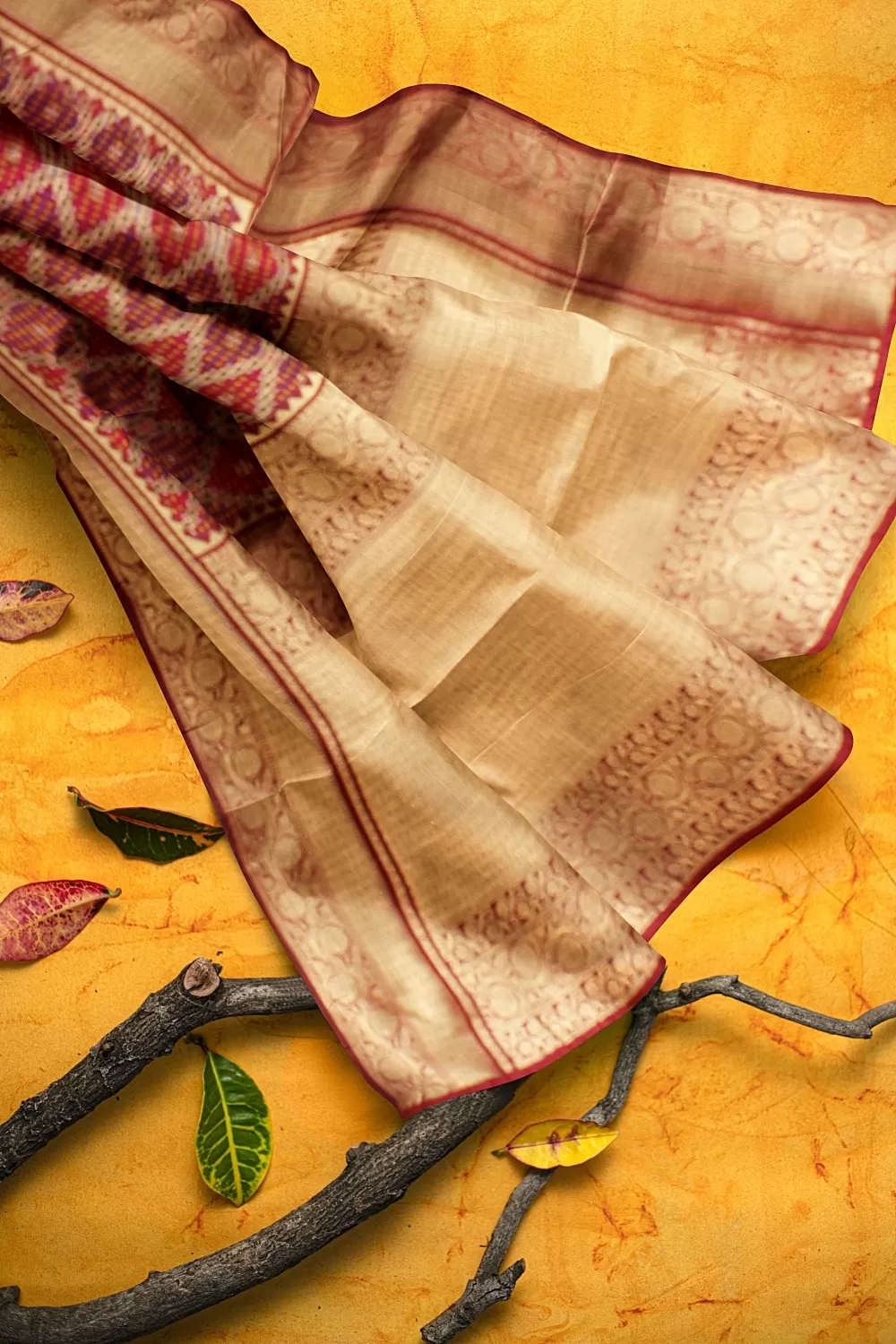 Rad Hadrabadi Silk Saree