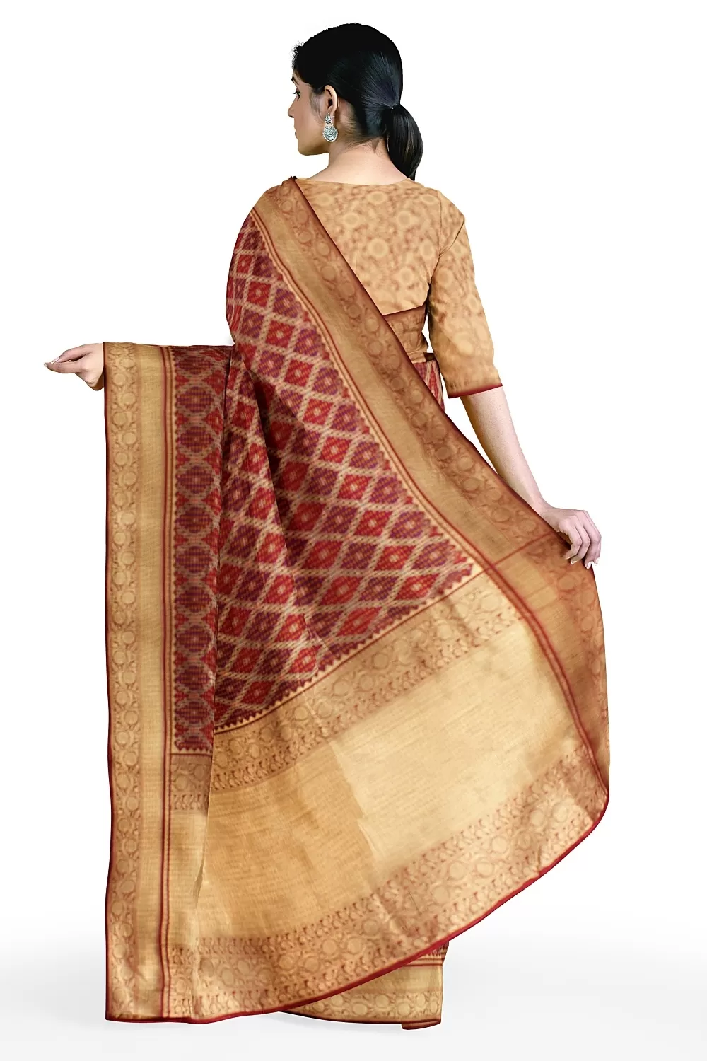 Rad Hadrabadi Silk Saree