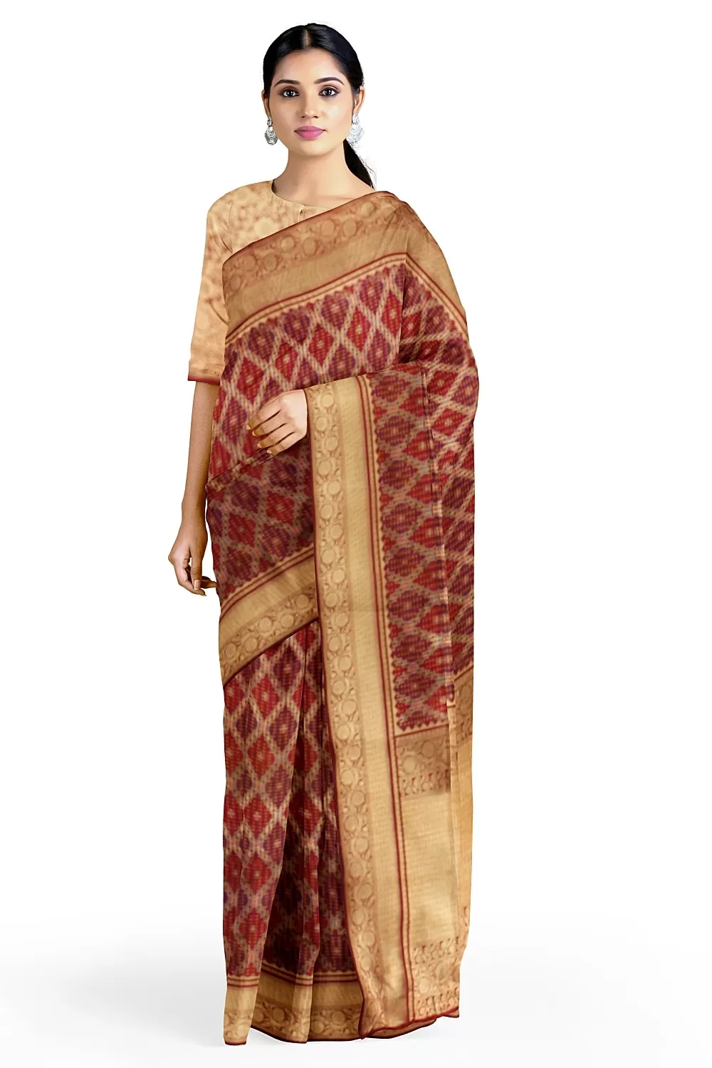 Rad Hadrabadi Silk Saree