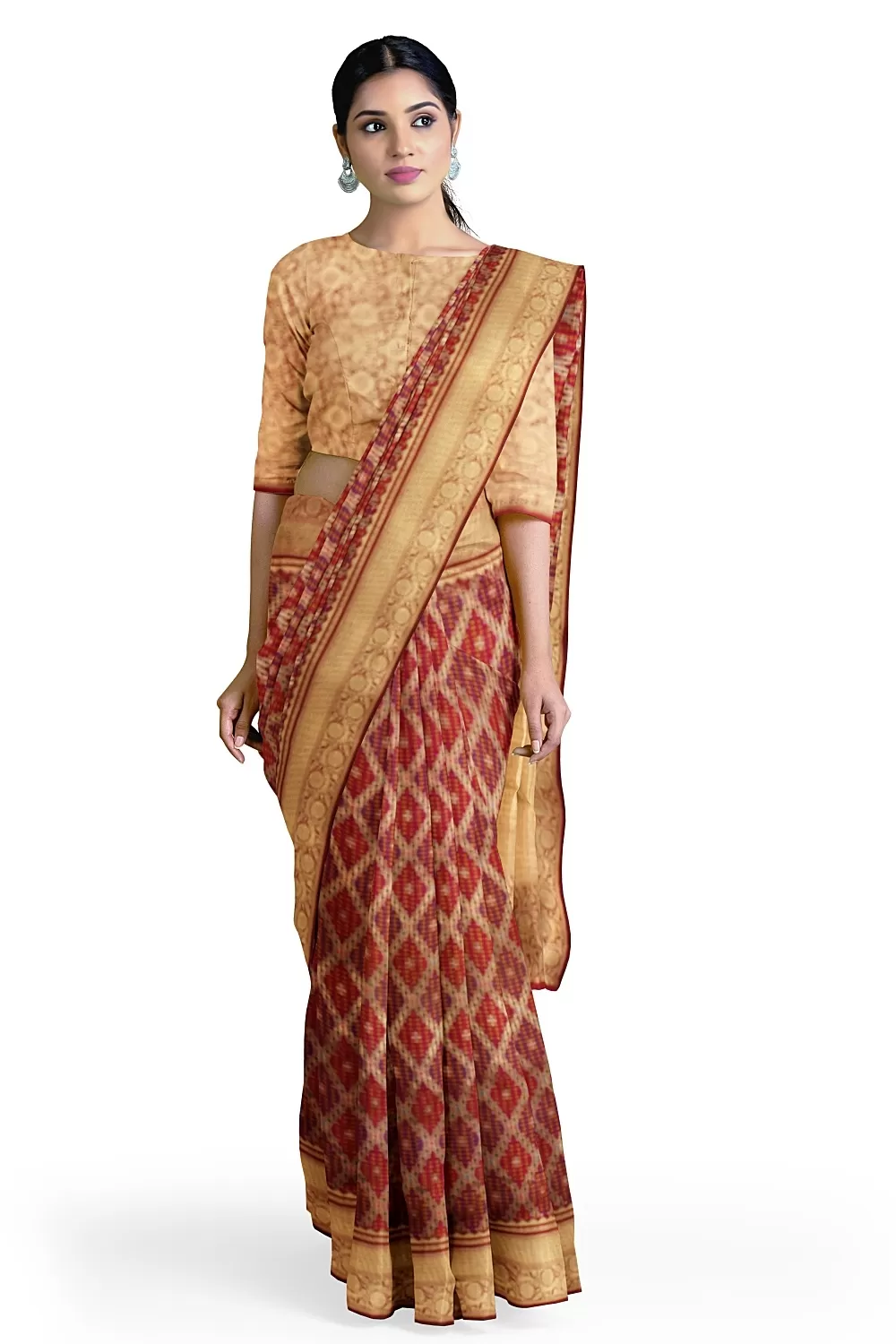 Rad Hadrabadi Silk Saree