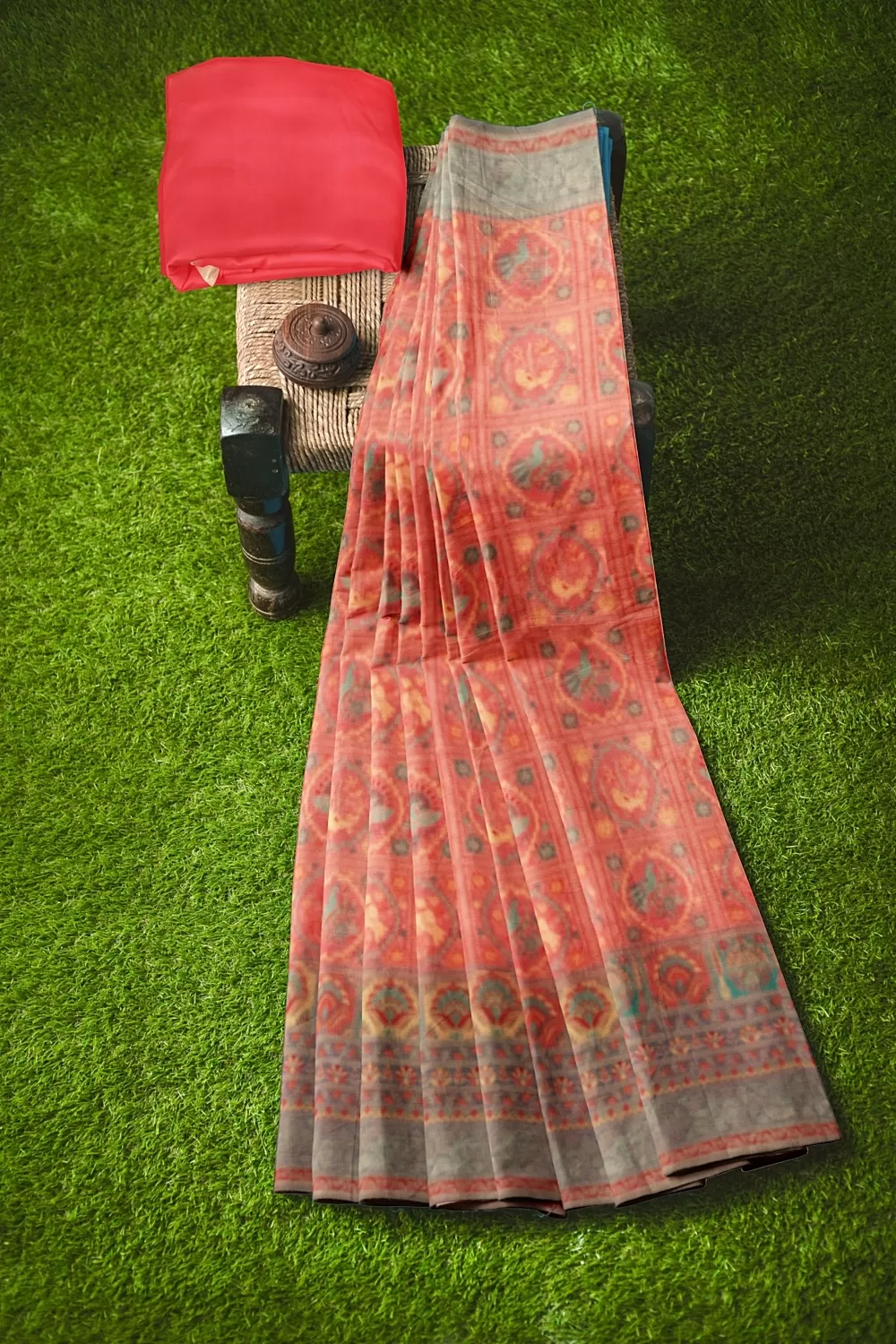 Pink Kanjivaram Silk Saree