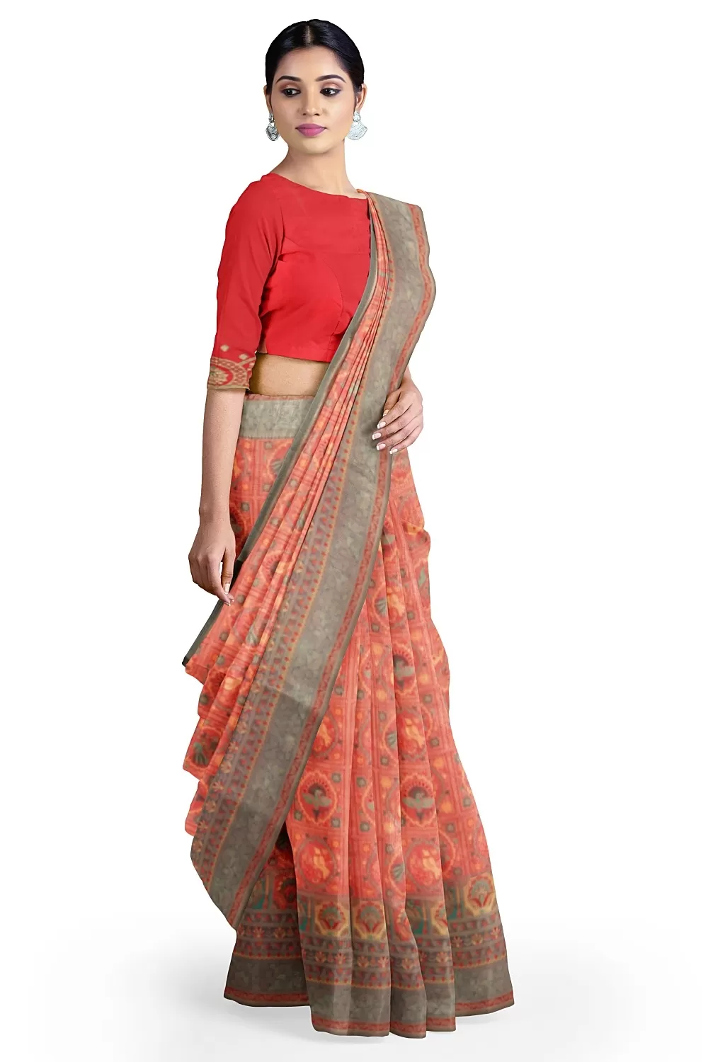 Pink Kanjivaram Silk Saree