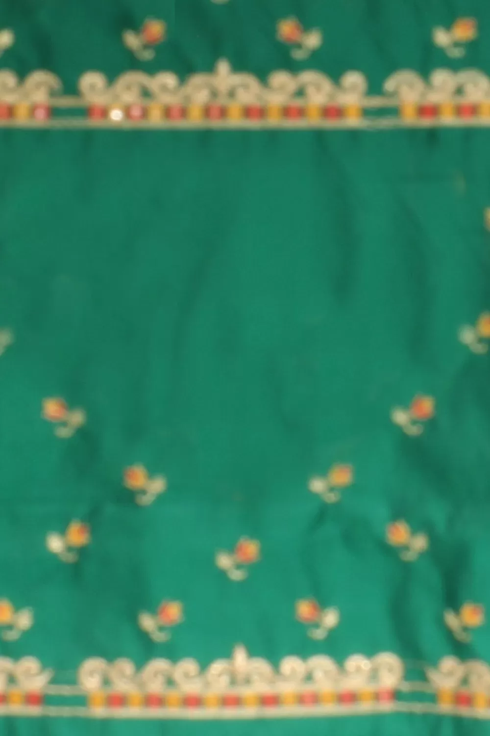 Green Ikat Leheriya Silk Saree