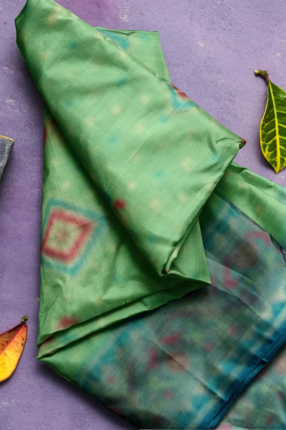 Green Hadrabadi Silk Saree