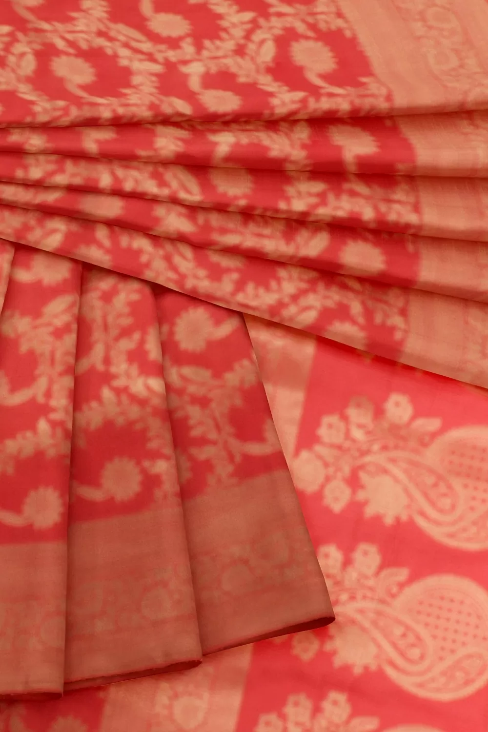 Carrot Summar Soft Silk Saree