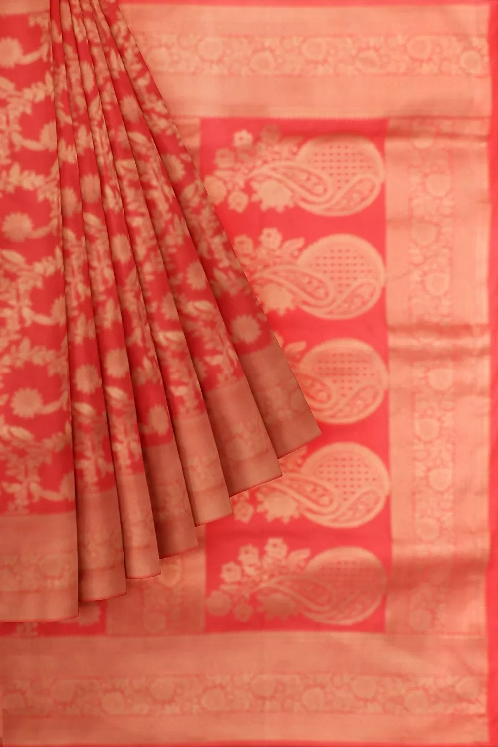 Carrot Summar Soft Silk Saree