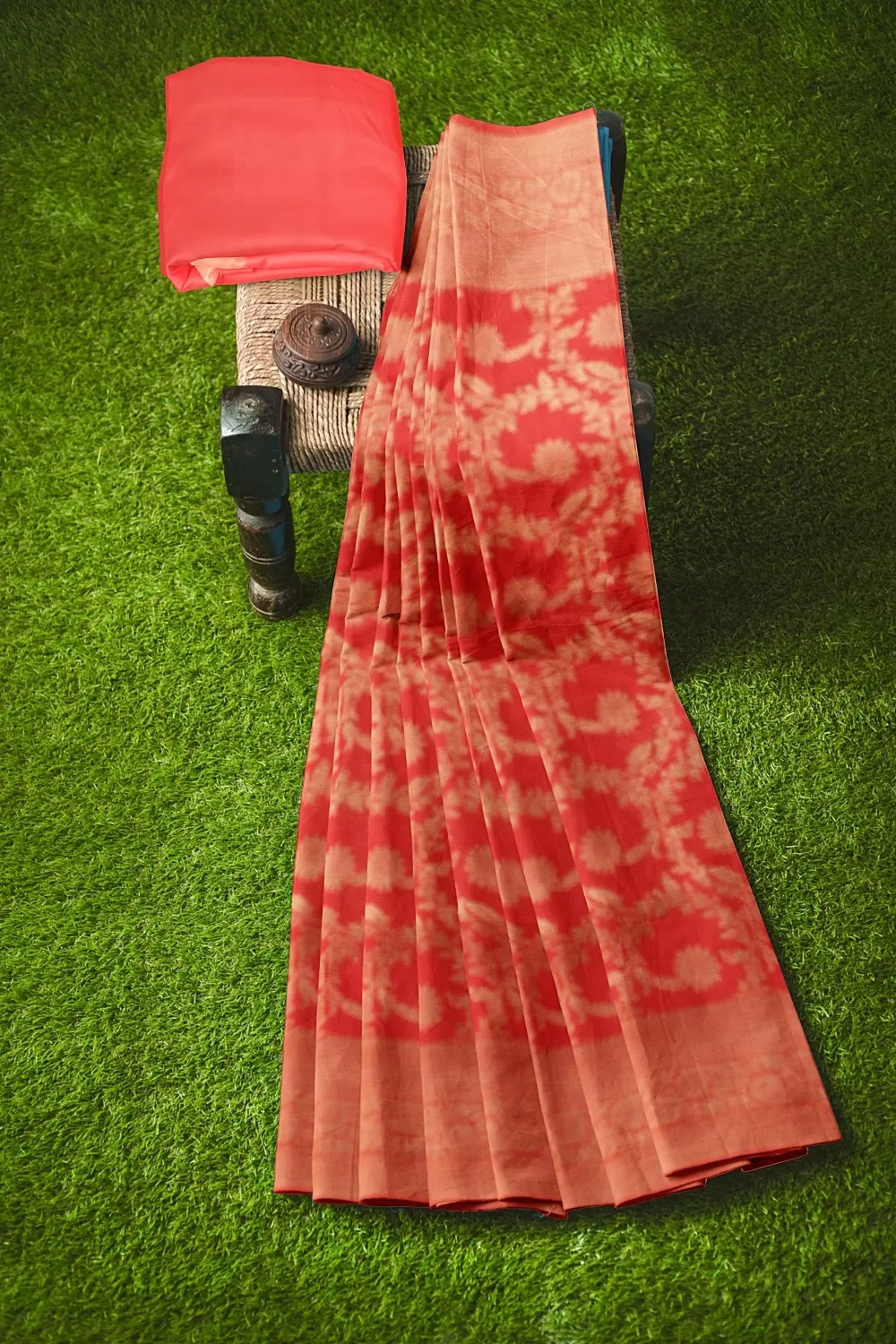 Carrot Summar Soft Silk Saree