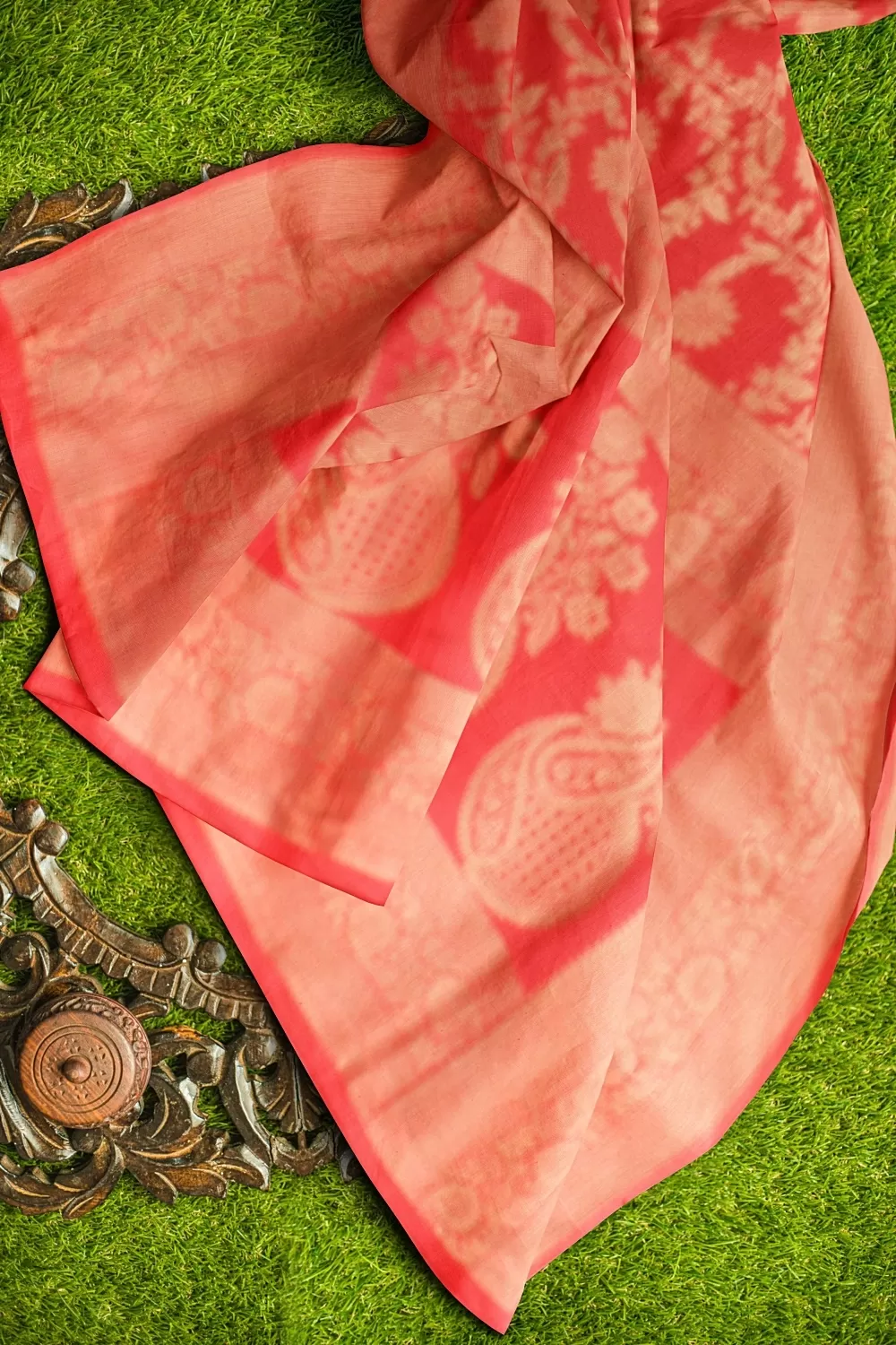 Carrot Summar Soft Silk Saree