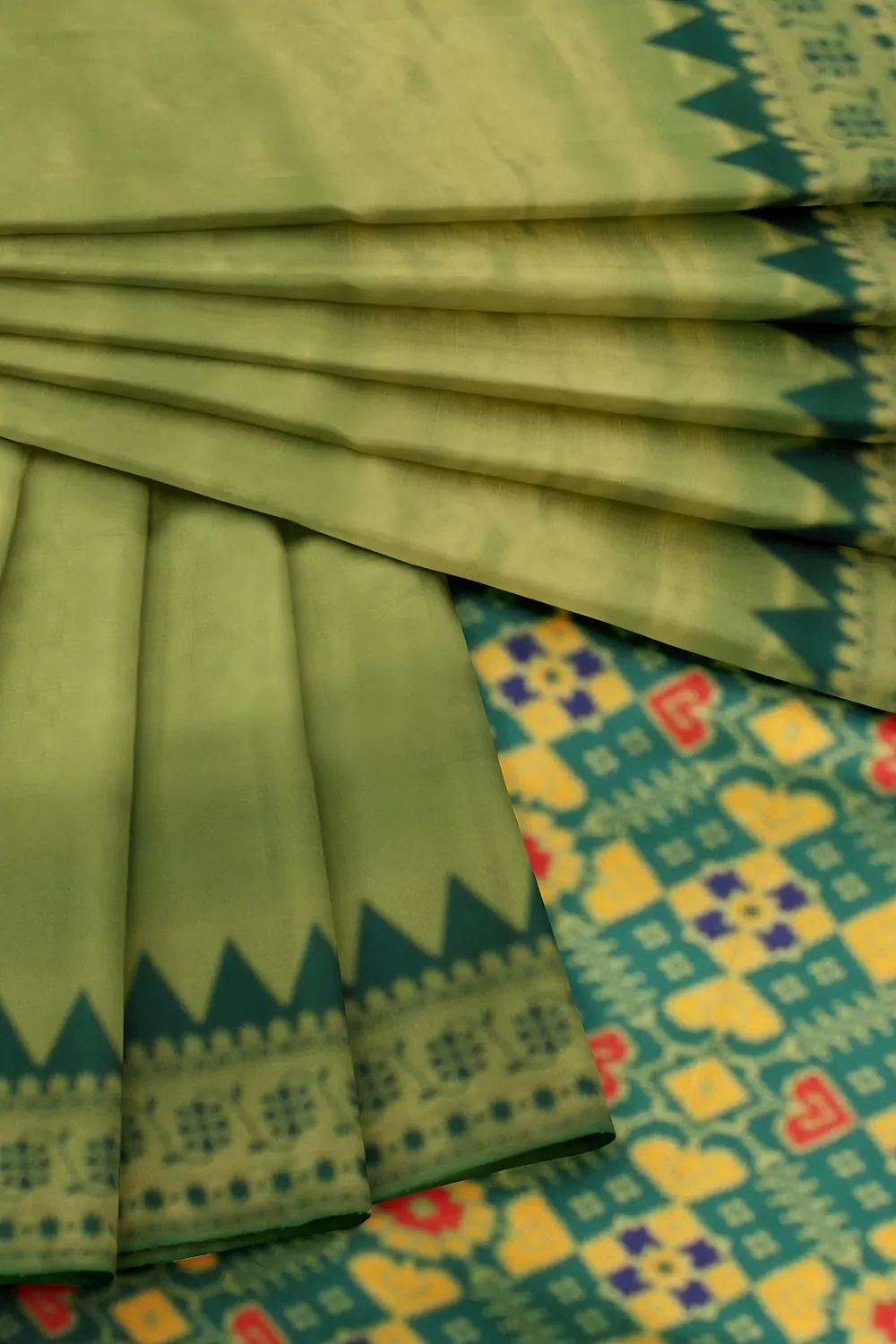 Mehndi Green Kanjivaram Silk Saree