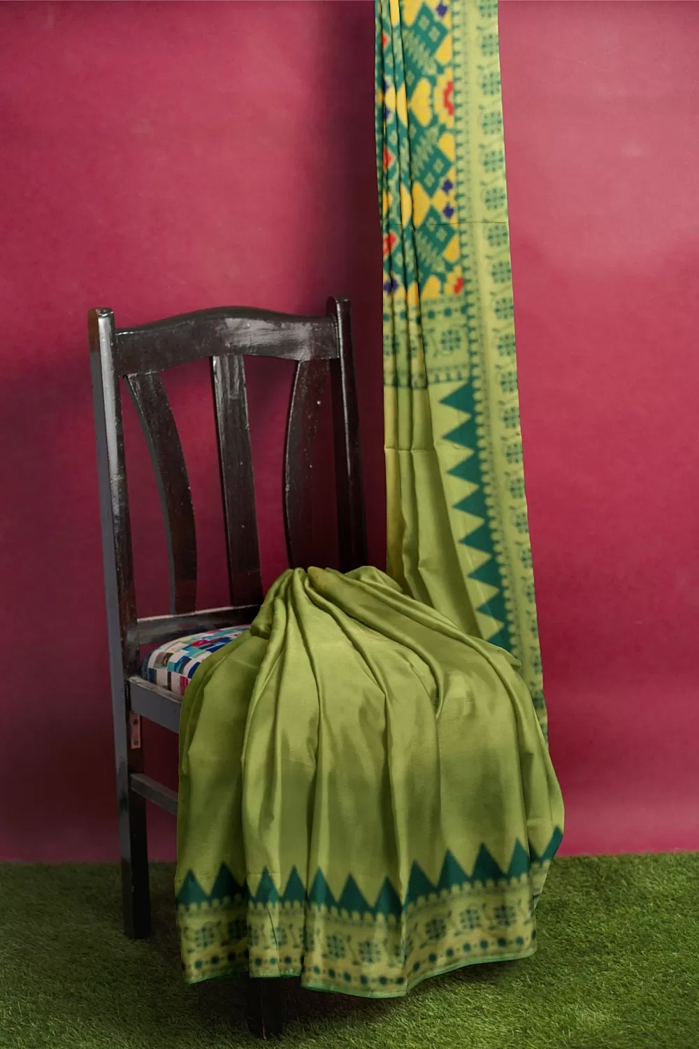 Mehndi Green Kanjivaram Silk Saree