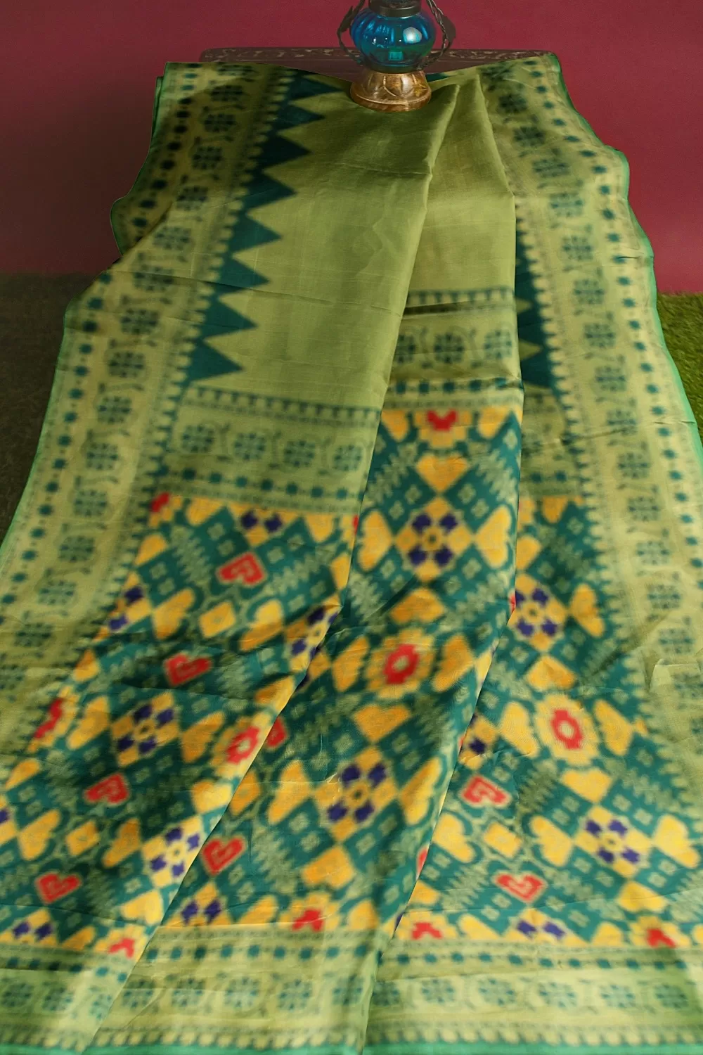 Mehndi Green Kanjivaram Silk Saree