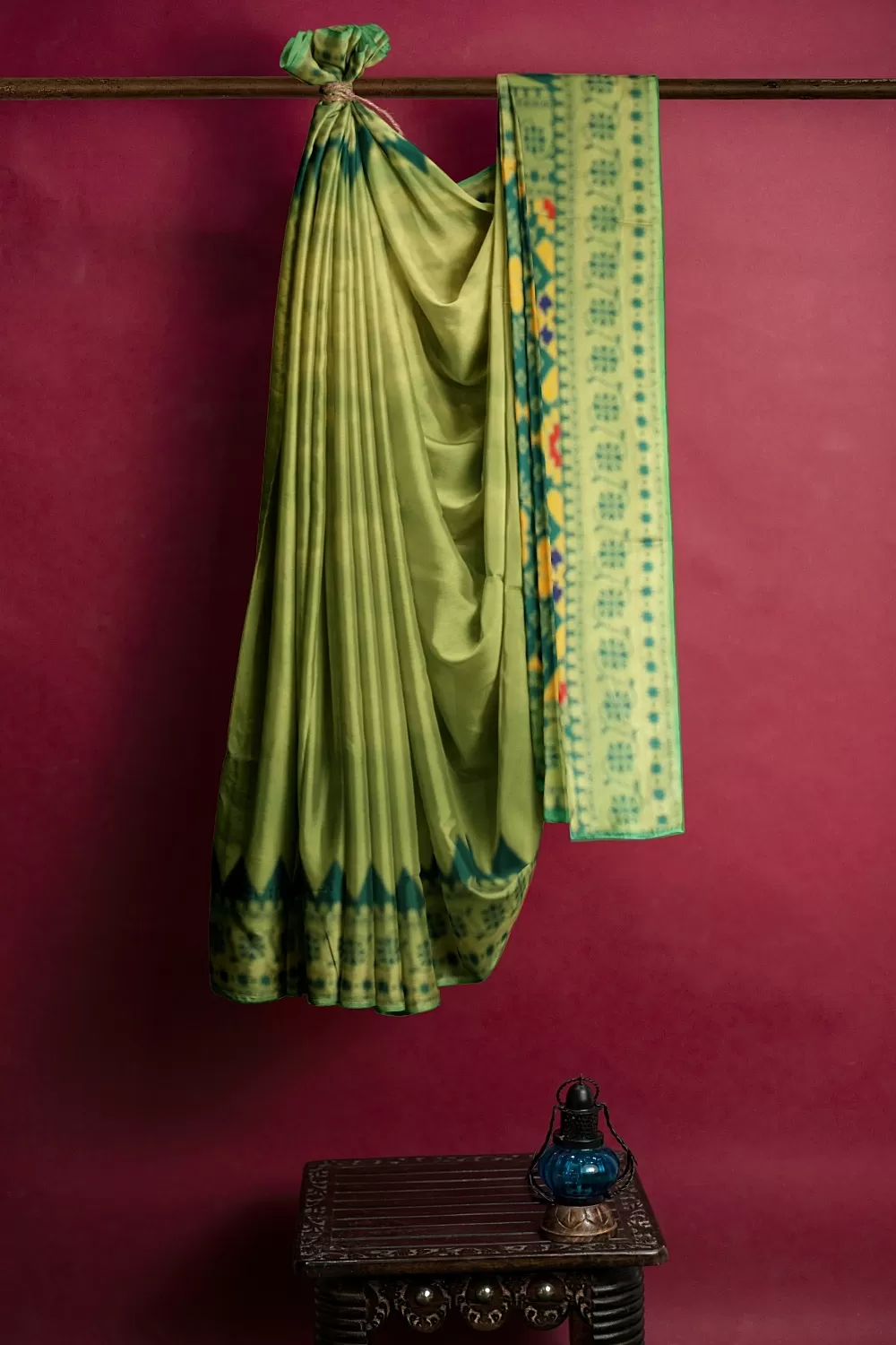 Mehndi Green Kanjivaram Silk Saree