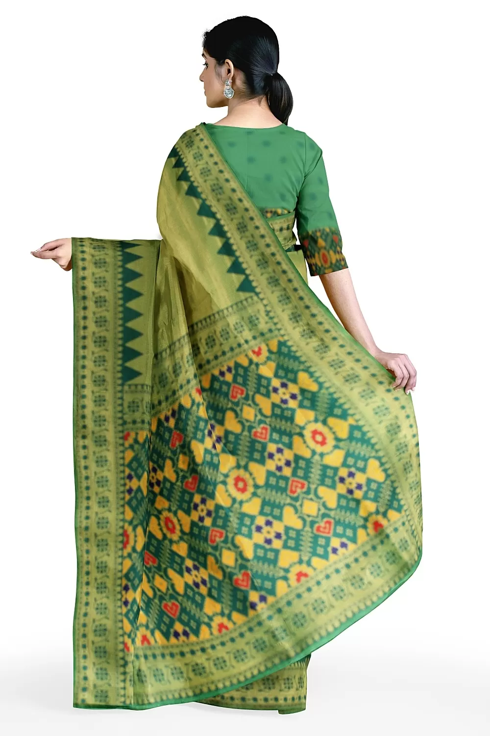 Mehndi Green Kanjivaram Silk Saree