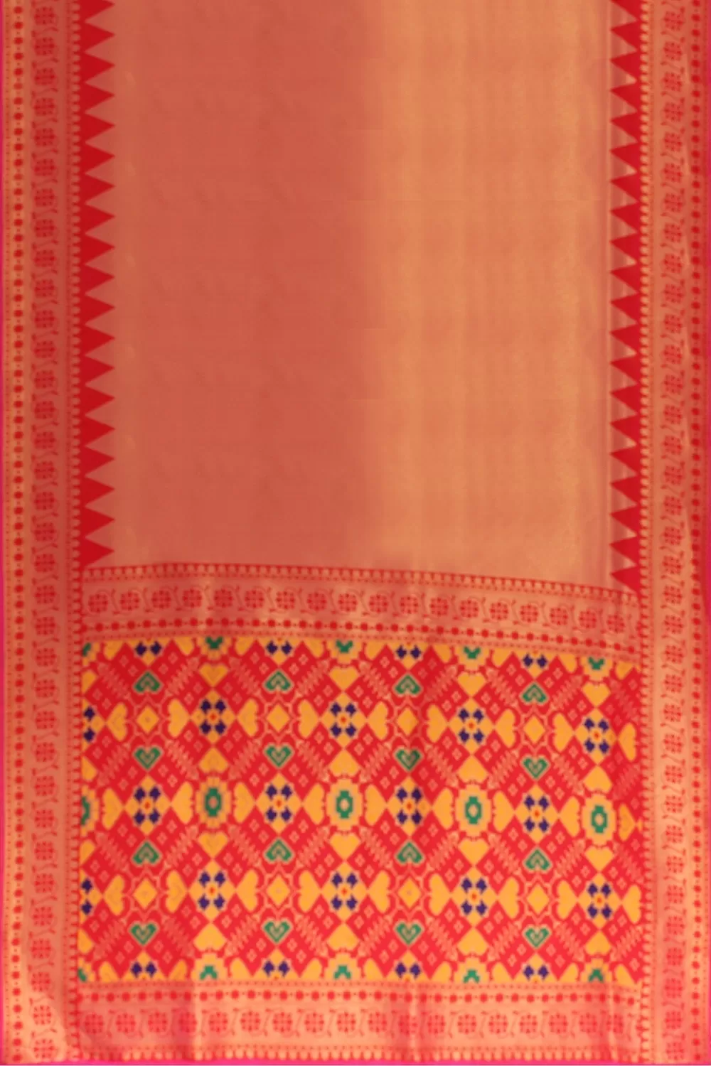 Magenta Kanjivaram Soft Silk Saree