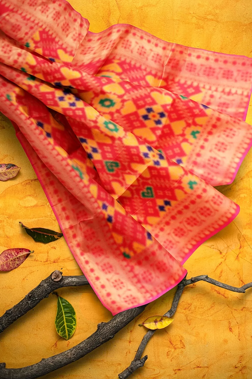 Magenta Kanjivaram Soft Silk Saree