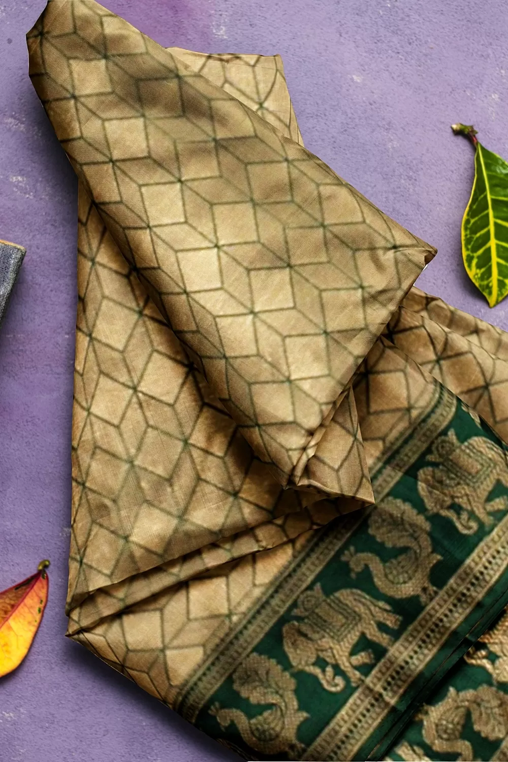 Green Kanjivaram Soft Silk Saree