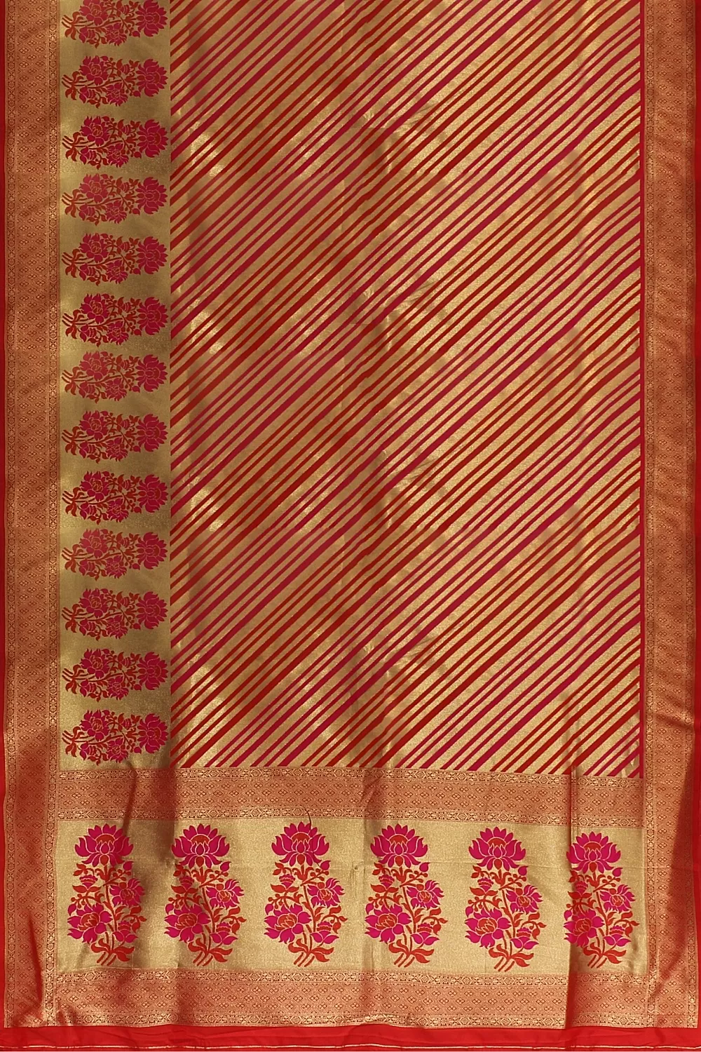 Red Kanjivaram Soft Silk Saree