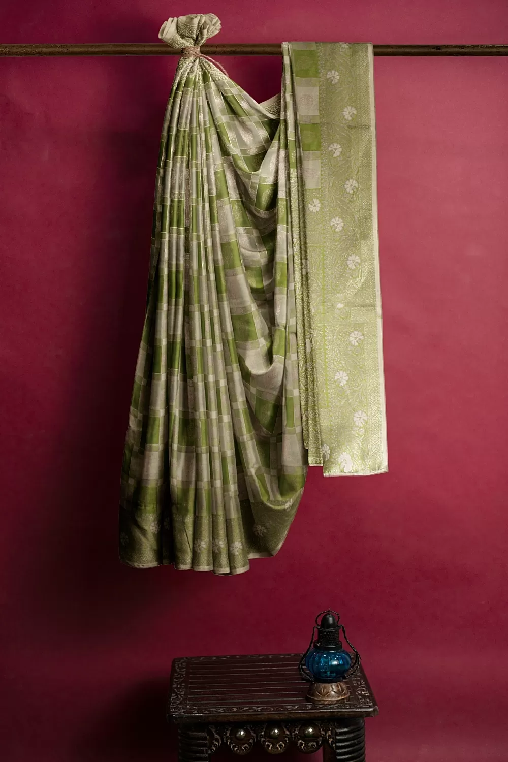 Green Kanjivaram Soft Silk Saree