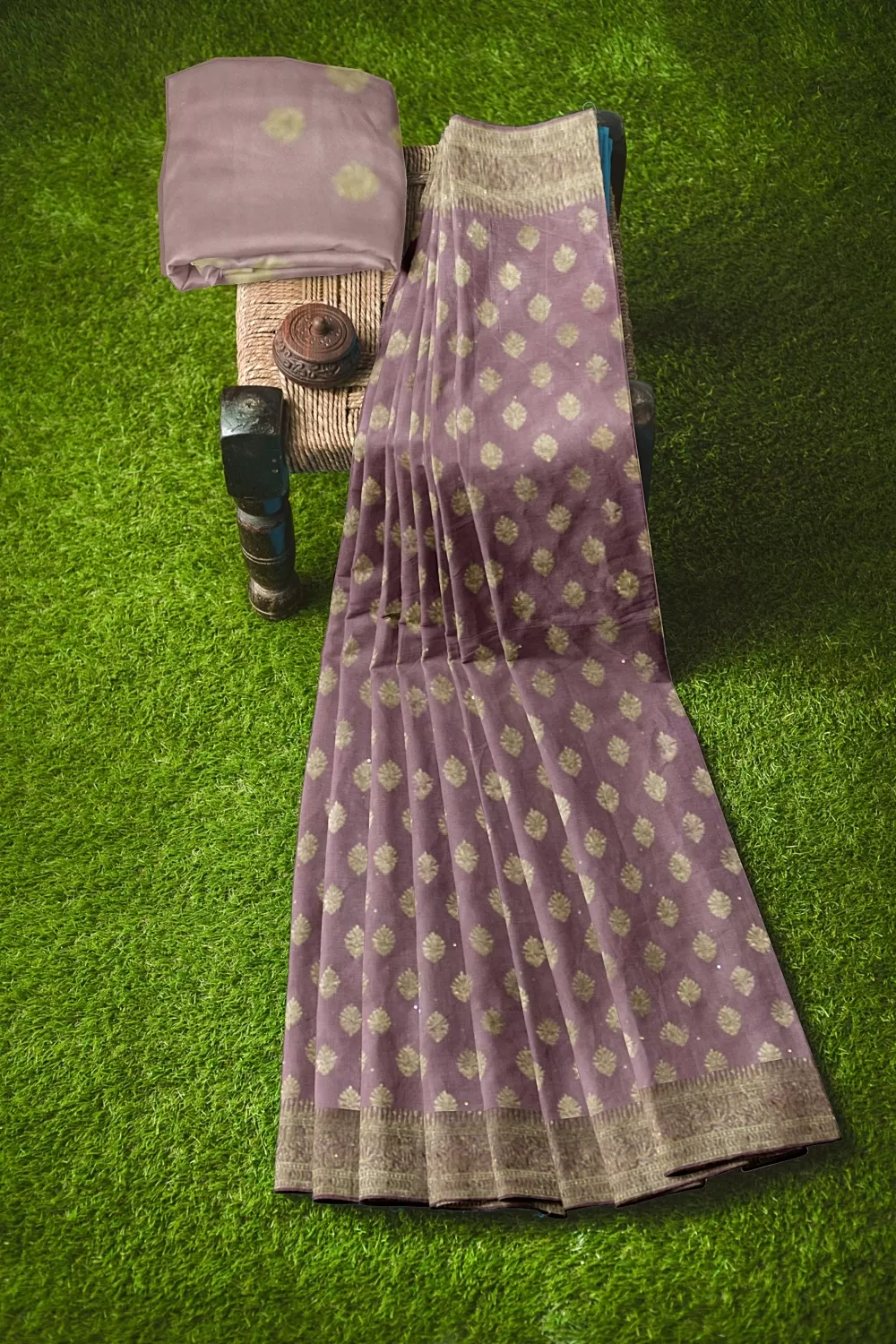 Moof Colour Chinnon Saree