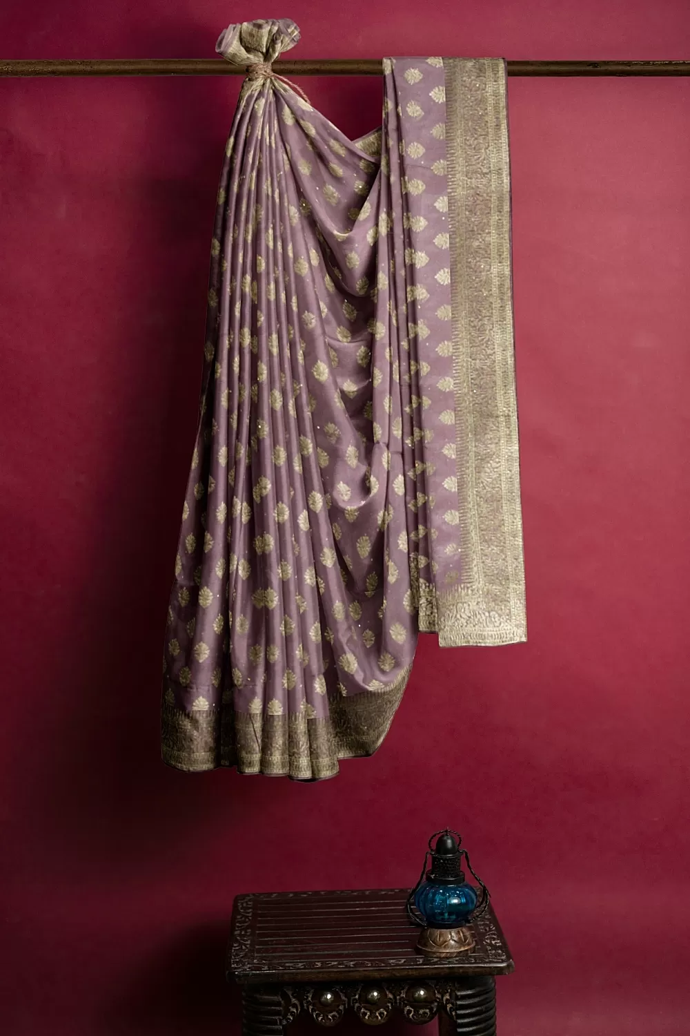 Moof Colour Chinnon Saree