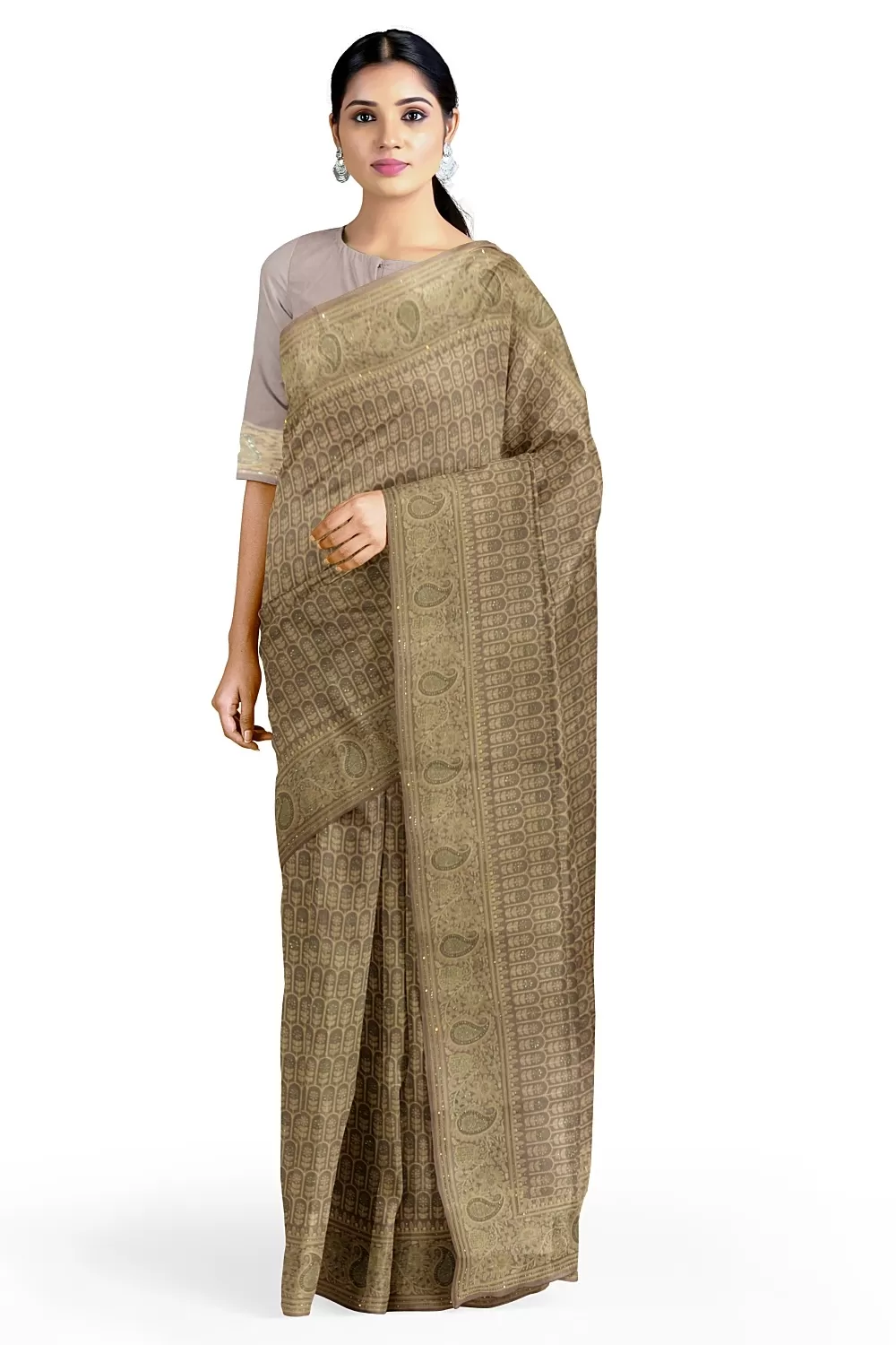 Moof Colour Georgette Saree