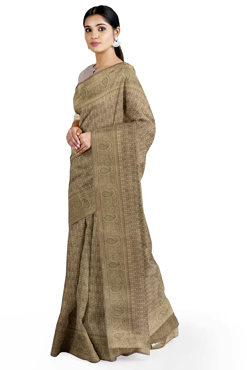 Moof Colour Georgette Saree