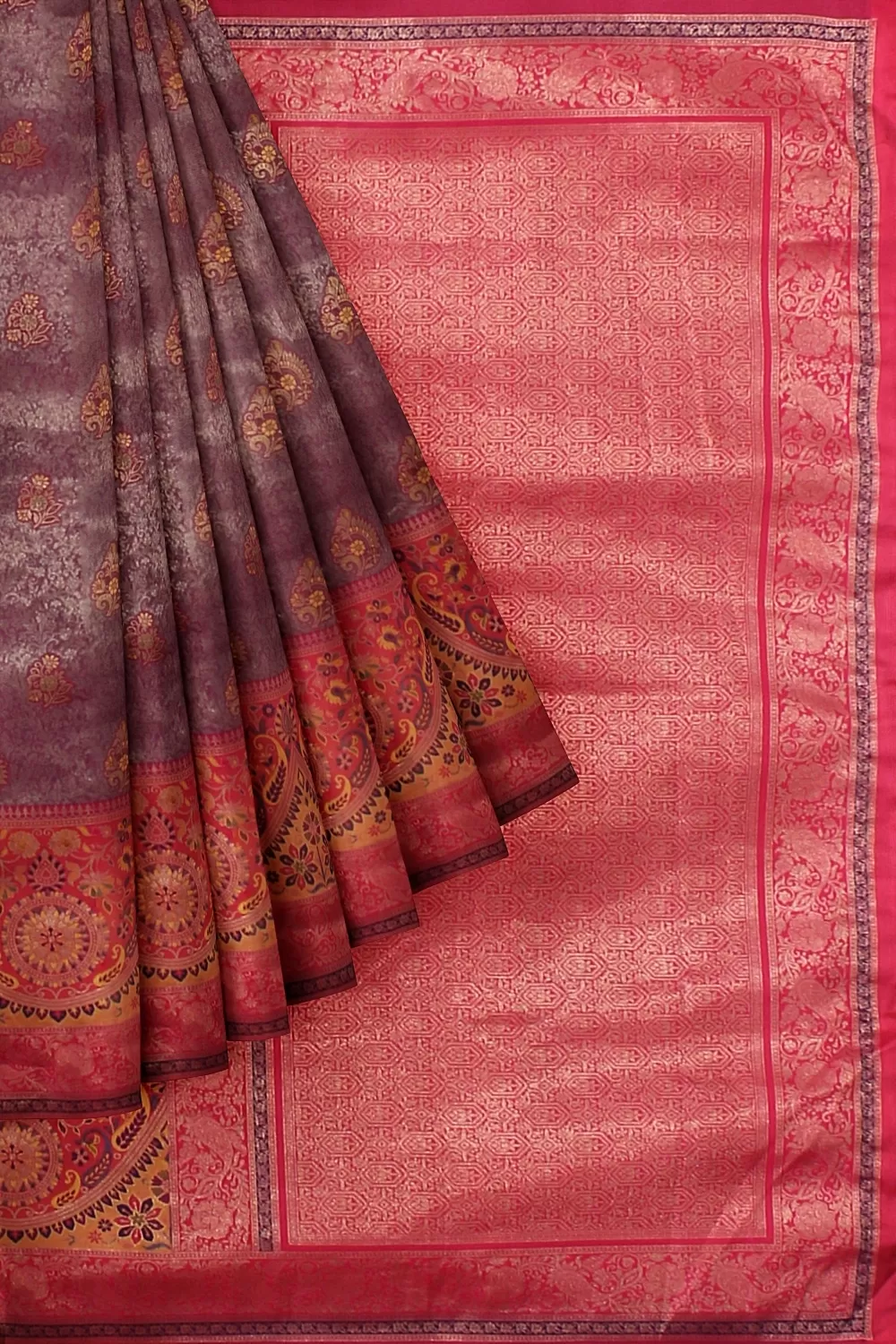 Move Two Tone Banarsi Silk Saree