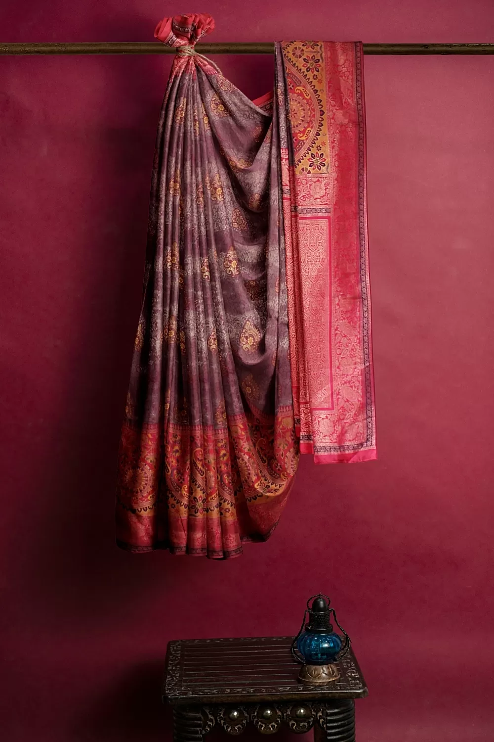 Move Two Tone Banarsi Silk Saree