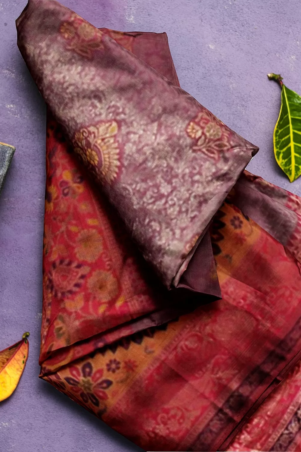 Move Two Tone Banarsi Silk Saree