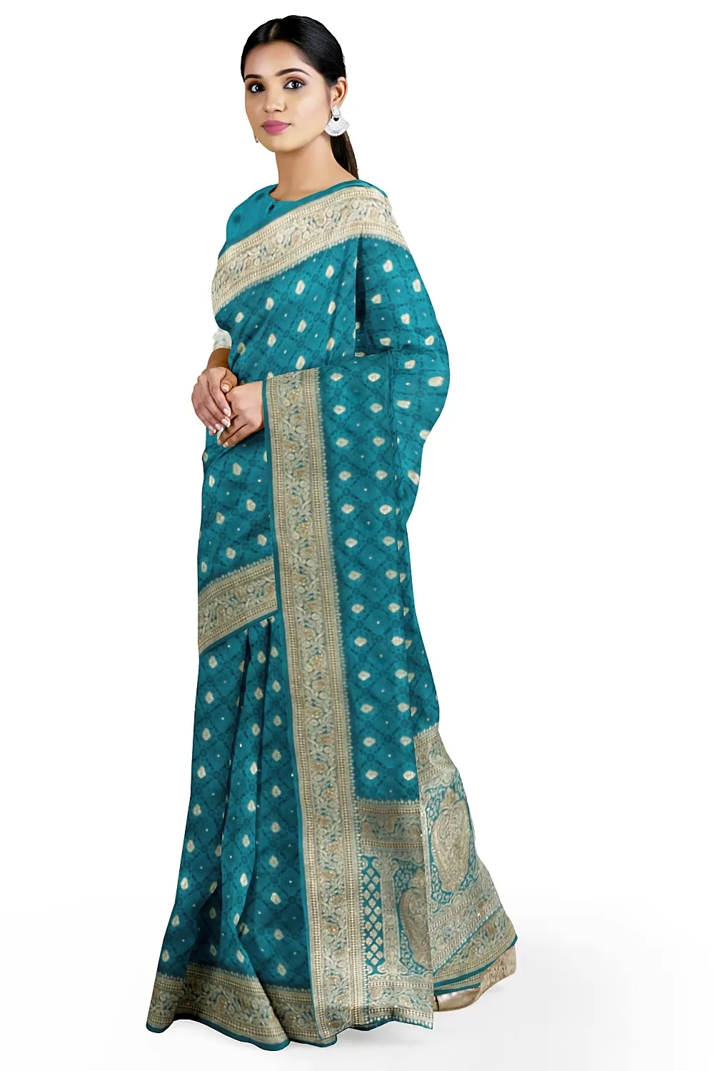 Rama Green Soft Silk Sarees