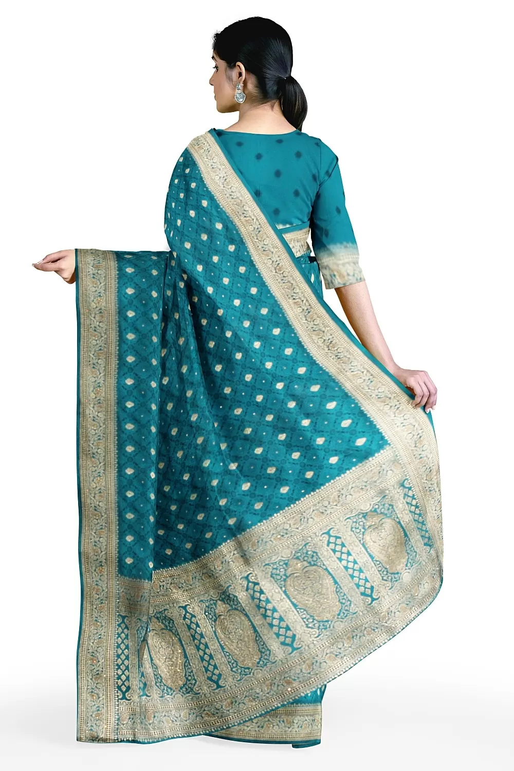 Rama Green Soft Silk Sarees