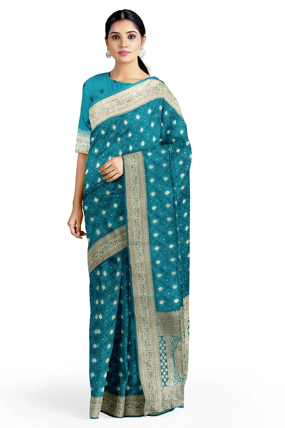 Rama Green Soft Silk Sarees