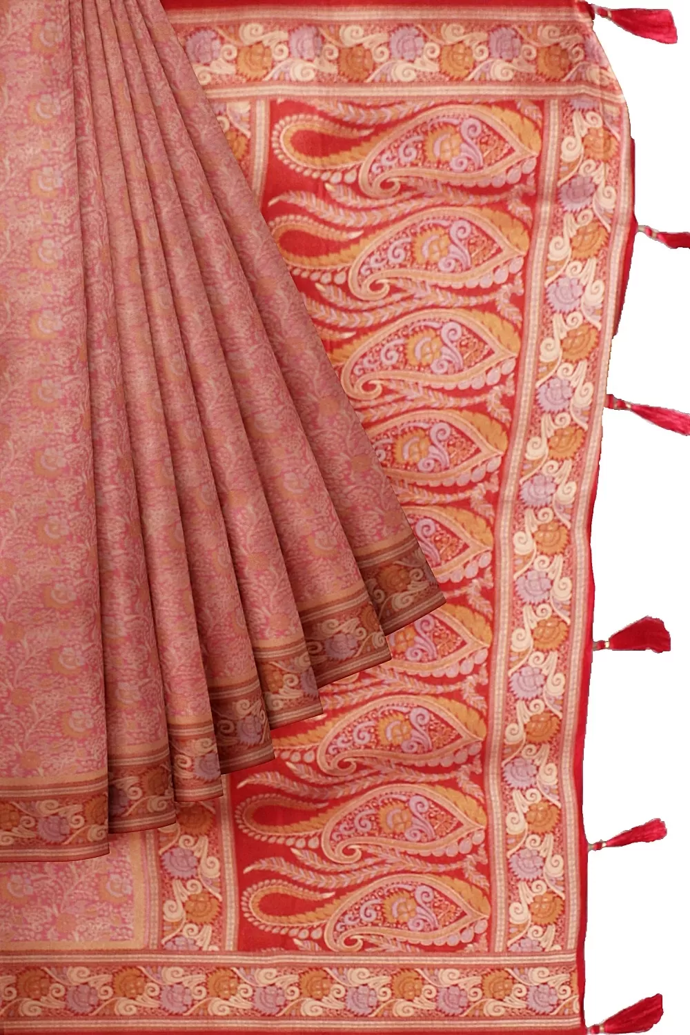 Hot Pink Soft Silk Sarees