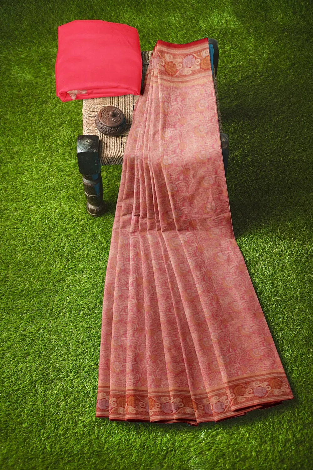 Hot Pink Soft Silk Sarees